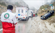 بدرقه تیم هلال احمر ایران توسط امدادگران ترکیه پس از نجات زلزله زدگان + فیلم