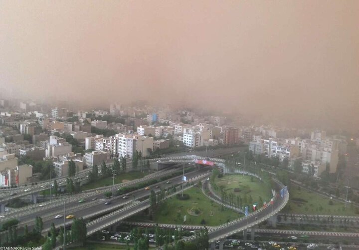 توفان روز گذشته در تهران کشته داد!