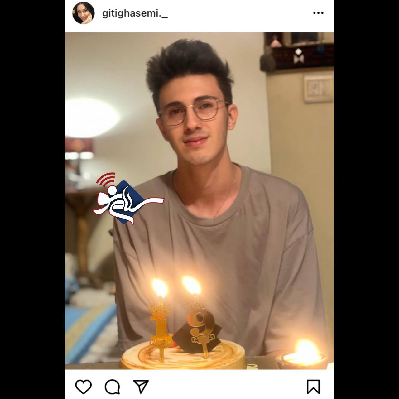 جشن تولد ۱۹ سالگی پسر بازیگر زن مشهور + عکس