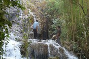 آبشاری در دل جنگل‌های کازرون