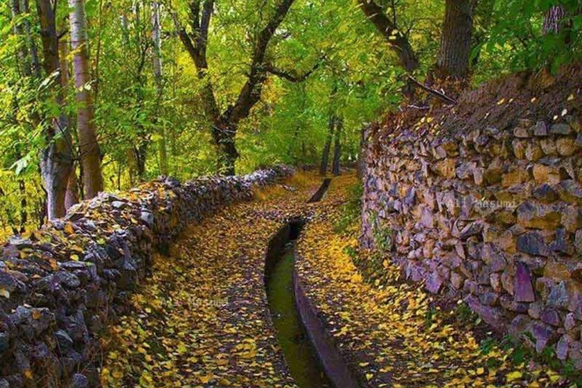 کوچه باغی رویایی در خوانسار