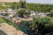 پر آب‌ترین چشمه ایران در داراب