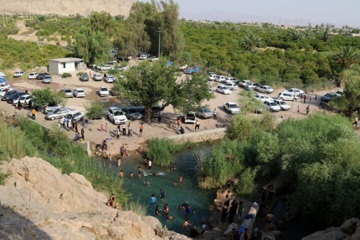 پر آب‌ترین چشمه ایران در داراب 