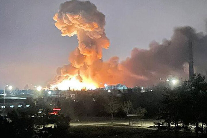 وقوع بیش از ۱۰ انفجار در کی‌یف