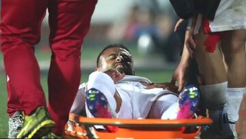 پست دردناک امید ابراهیمی بازیکن فوتبال پس از مصدومیت و خط خوردن از لیست جام جهانی + عکس