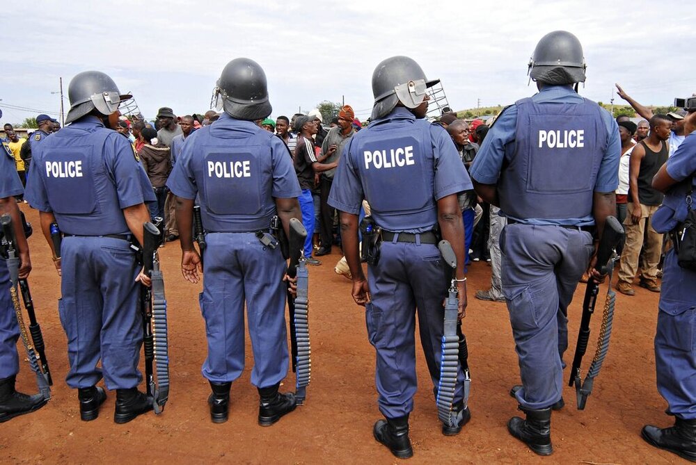 پلیس ضد شورش در آفریقای جنوبی