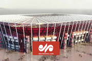 رونمایی از تنها ورزشگاه قابل حمل جهان در قطر / فیلم