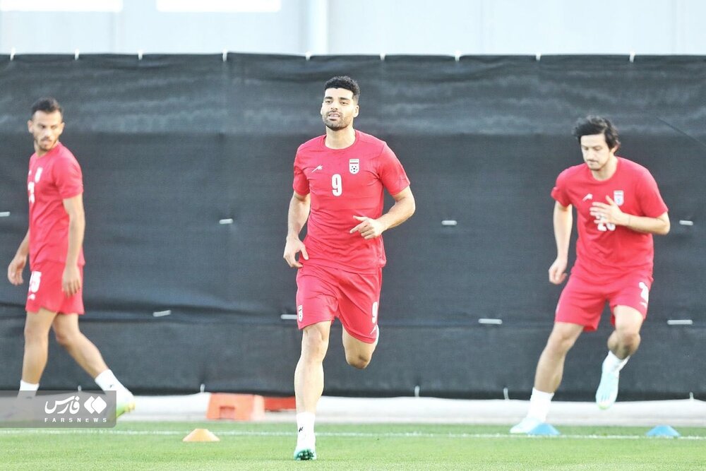 اولین تمرین تیم ملی در قطر