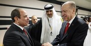 دیدار اردوغان با السیسی برای نخستین بار