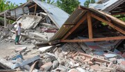 تصاویر دیده نشده زلزله مرگبار اندونزی + بیش از ۷۰۰ کشته و زخمی / فیلم
