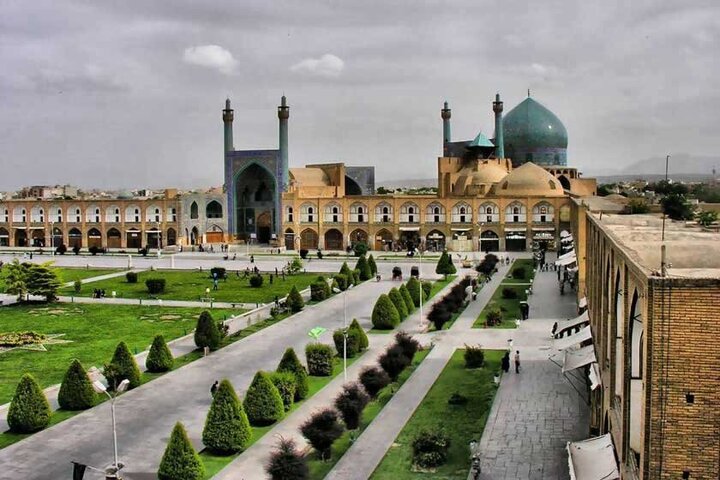تصویری بی نهایت زیبا از میدان نقش جهان اصفهان
