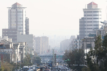 چتر آلودگی بر سر تهران / شاخص آلودگی هوای تهران امروز چقدر است؟