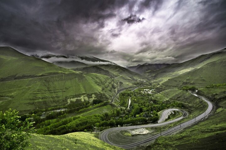 روستای نسا جاده چالوس