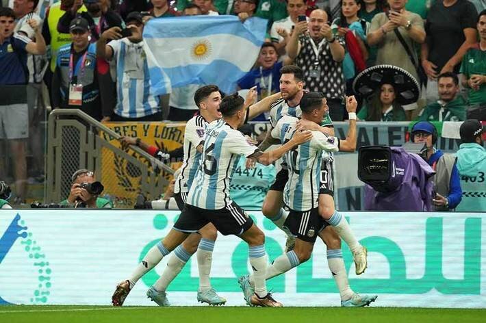 خلاصه دیدار آرژانتین ۲-۰ مکزیک | بازگشت آرژانتینی ها به جام با گل و پاس گل مسی + فیلم