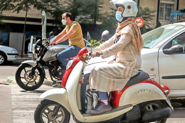موتورسواری زنان در شهرهای بزرگ افزایش یافت