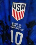 تصویری از پیراهن تیم آمریکا برای بازی مقابل ایران