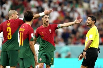 اشتباه فاحش فغانی در بازی اروگوئه-پرتغال