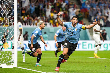 خلاصه دیدار غنا ۰ - ۲ اروگوئه | وداع یاران سوارز با جام پس از برتری پرگل + فیلم