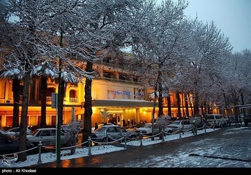 بارش شدید برف در تهران + فیلم