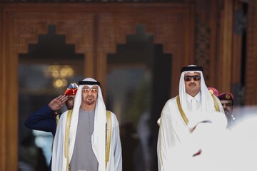 سفر رئیس دولت امارات به قطر