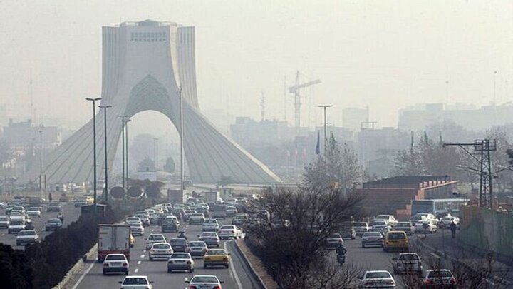 هوای تهران برای گروه های حساس در وضعیت ناسالم قرار گرفت