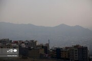 تصاویر آخرالزمانی از هوای دودی و آلوده استان البرز