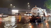 بارش باران شدید و ترسناک در مکه | هشدار وضعیت قرمز برای شهروندان عربستان