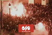 تصاویری از جشن مردم فرانسه بعد از صعود به فینال جام جهانی + فیلم