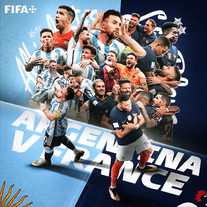 عکس | واکنش فیفا به فینال آرژانتین و فرانسه