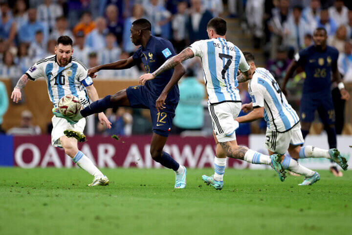 خلاصه دیدار آرژانتین ۳ (۴) - ۳ (۲) فرانسه | قهرمانی یاران مسی در ضربات پنالتی + فیلم