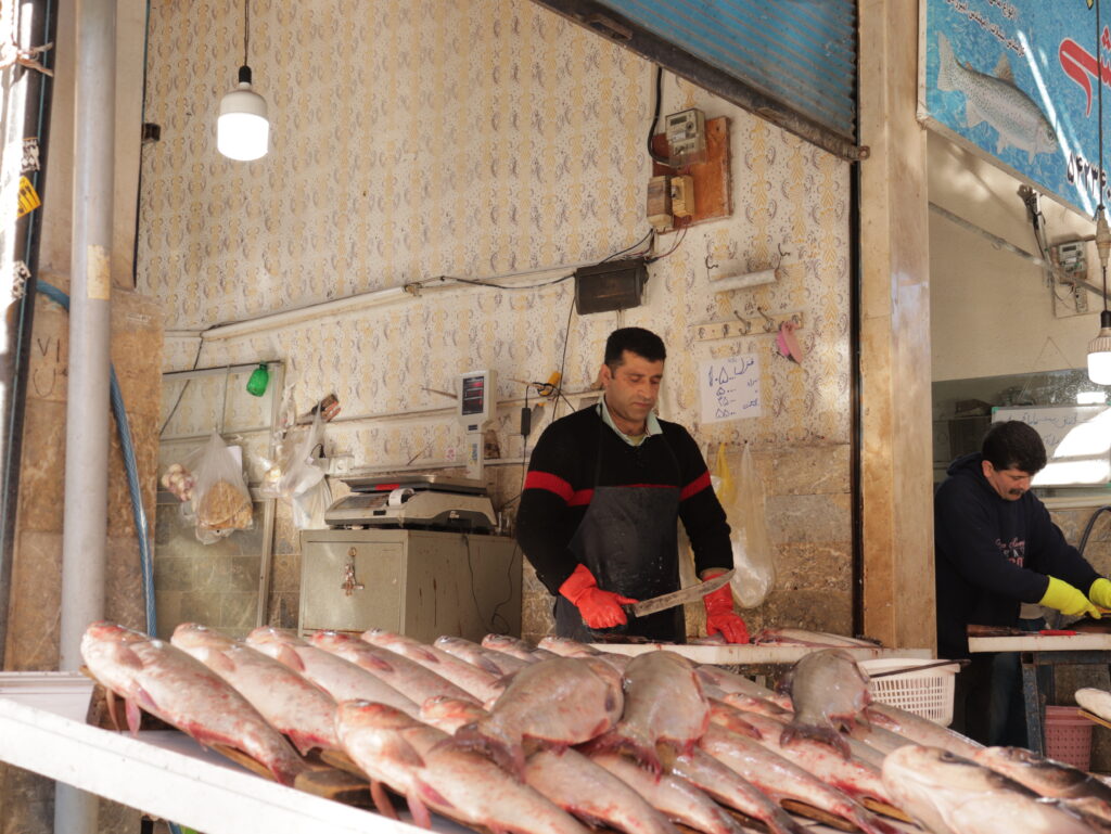 بازار ماهی فروشان تنکابن