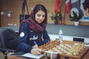 سارا خادم‌الشریعه برترین شطرنج‌باز ایران کشف حجاب کرد / عکس