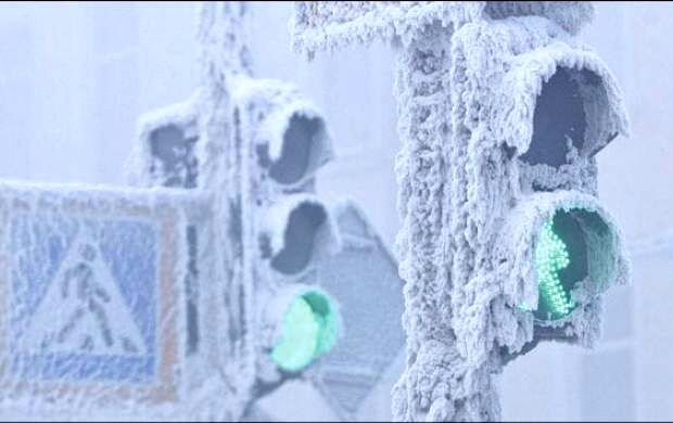 یخ زدن شهر مسکو در روسیه + فیلم باورنکردنی از سرمای منفی ۳۷ درجه