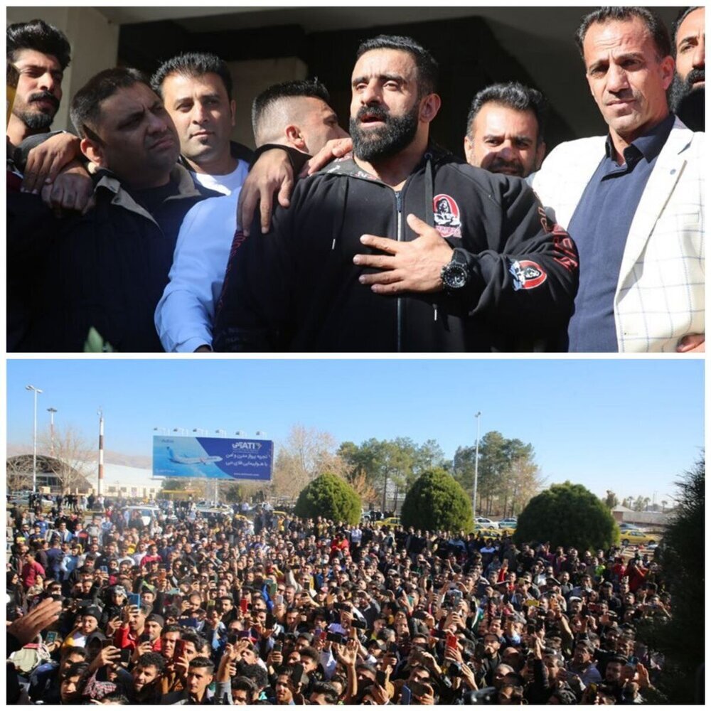 عکس| استقبال پرشور از گرگ ایرانی در شیراز