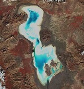 عکسی ناراحت‌کننده از دریاچه ارومیه