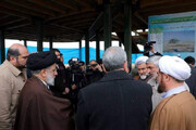 بازدید رئیسی از پایانه حمل‌ونقل کالای تهران/ فیلم