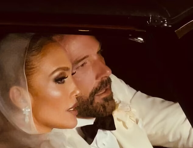 جنیفر لوپز و همسرش بن افلک در شب عروسی + عکس خصوصی لو رفته