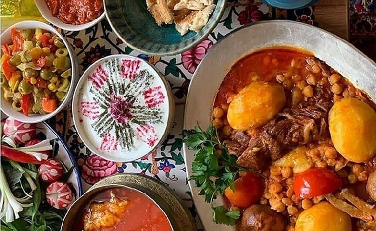 چند غذای نونی در یزد