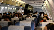 درگیری جنجالی در داخل پرواز هواپیما تهران به اهواز / فیلم