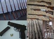 کشف و ضبط ۱۱۷ قبضه سلاح‌ در لنگرود استان گیلان