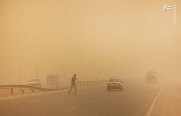 تصاویر آخر الزمانی از وقوع طوفان شن در زابل + فیلم