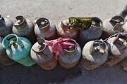 تصاویری از صف طولانی در این شهر ایران برای پر کردن کپسول گاز