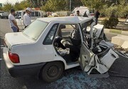 تصادف هولناک در بزرگراه شهید فهمیده تهران / ۳ نفر کشته و مصدوم شدند
