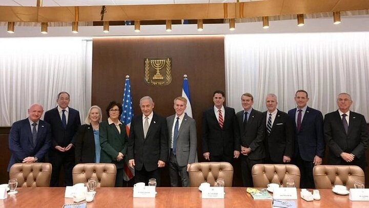 دیدار و رایزنی نتانیاهو با اعضای کنگره آمریکا درباره عادی‌سازی با عربستان
