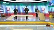 حضور مجریان تلویزیون با لباس فرم سپاه روی آنتن زنده / فیلم
