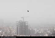 وضعیت هوای تهران در شرایط ناسالم برای گروه‌های حساس