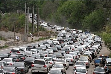 ترافیک شدید در جاده چالوس | آخرین وضعیت ترافیکی