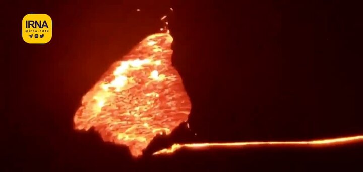 ویدیو دلهره اور از لحظه فوران آتشفشان ارتاآله پس از ۵۰ سال خاموشی