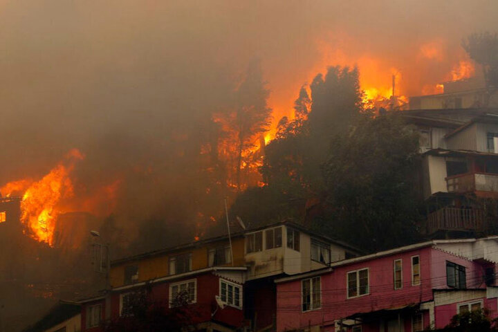 آتش‌سوزی هولناک در جنگل‌های شیلی / ۱۴ نفر جان باختند! + فیلم