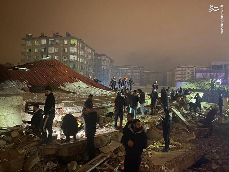 تصاویر هولناک از تخریب سوریه پس از زمین لرزه ۷.۸ ریشتری در ترکیه